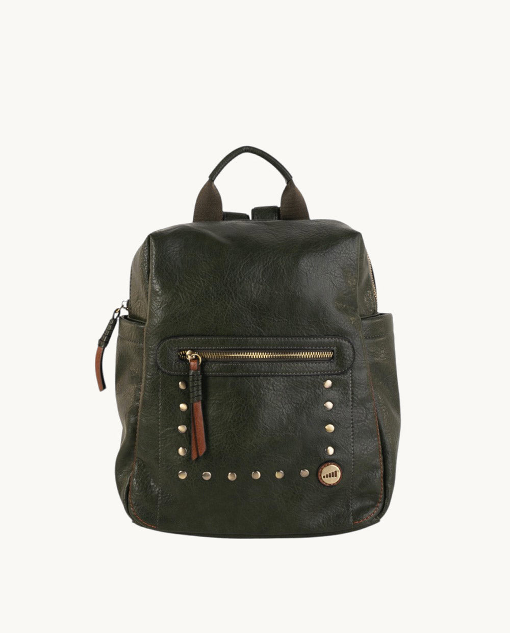kbas-mochila-urban-corso-de-piel-sint-tica-verde-28x12x33-cm image 1