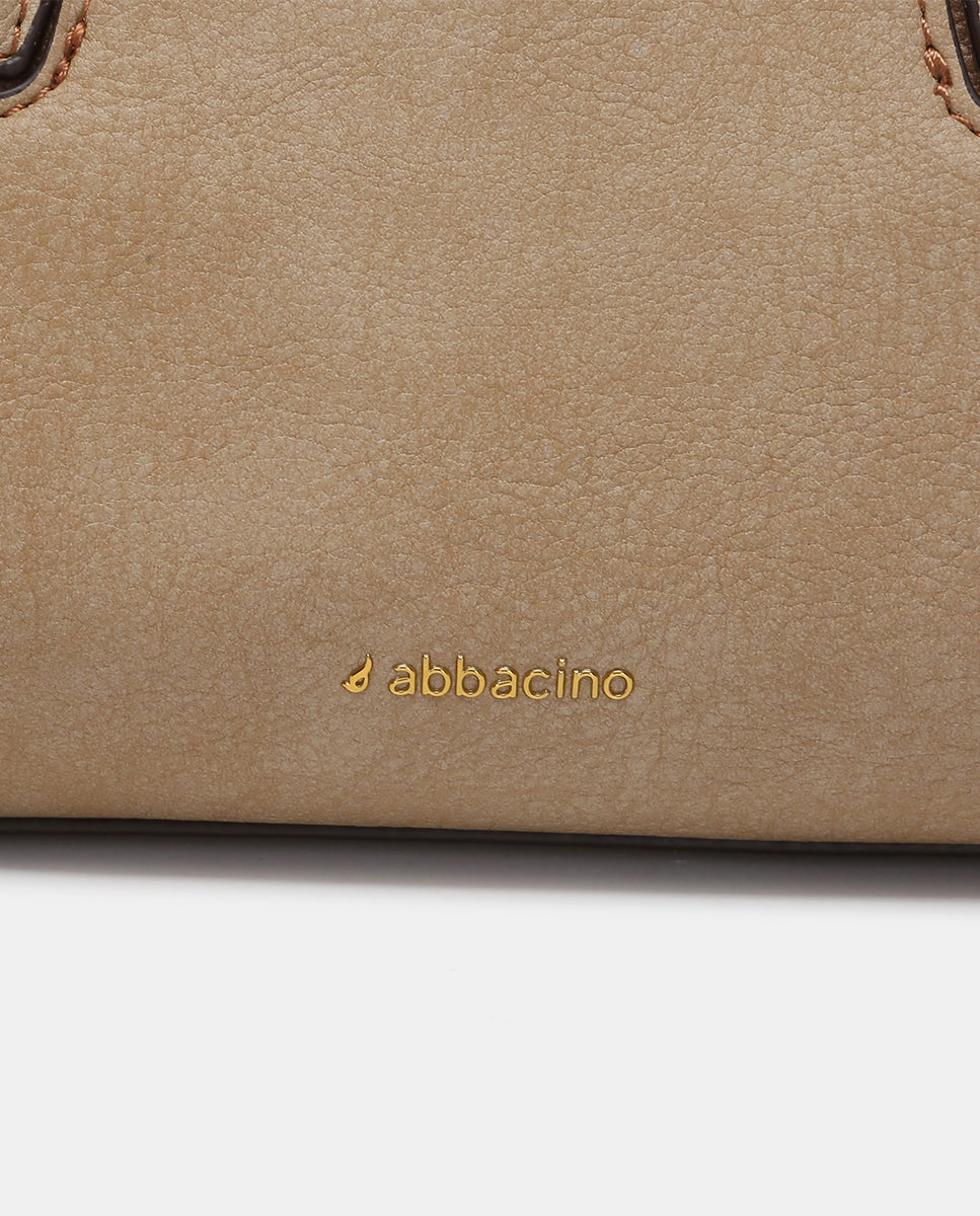 abbacino-bolso-de-mano-lady-camel-materiales-reciclados image 8