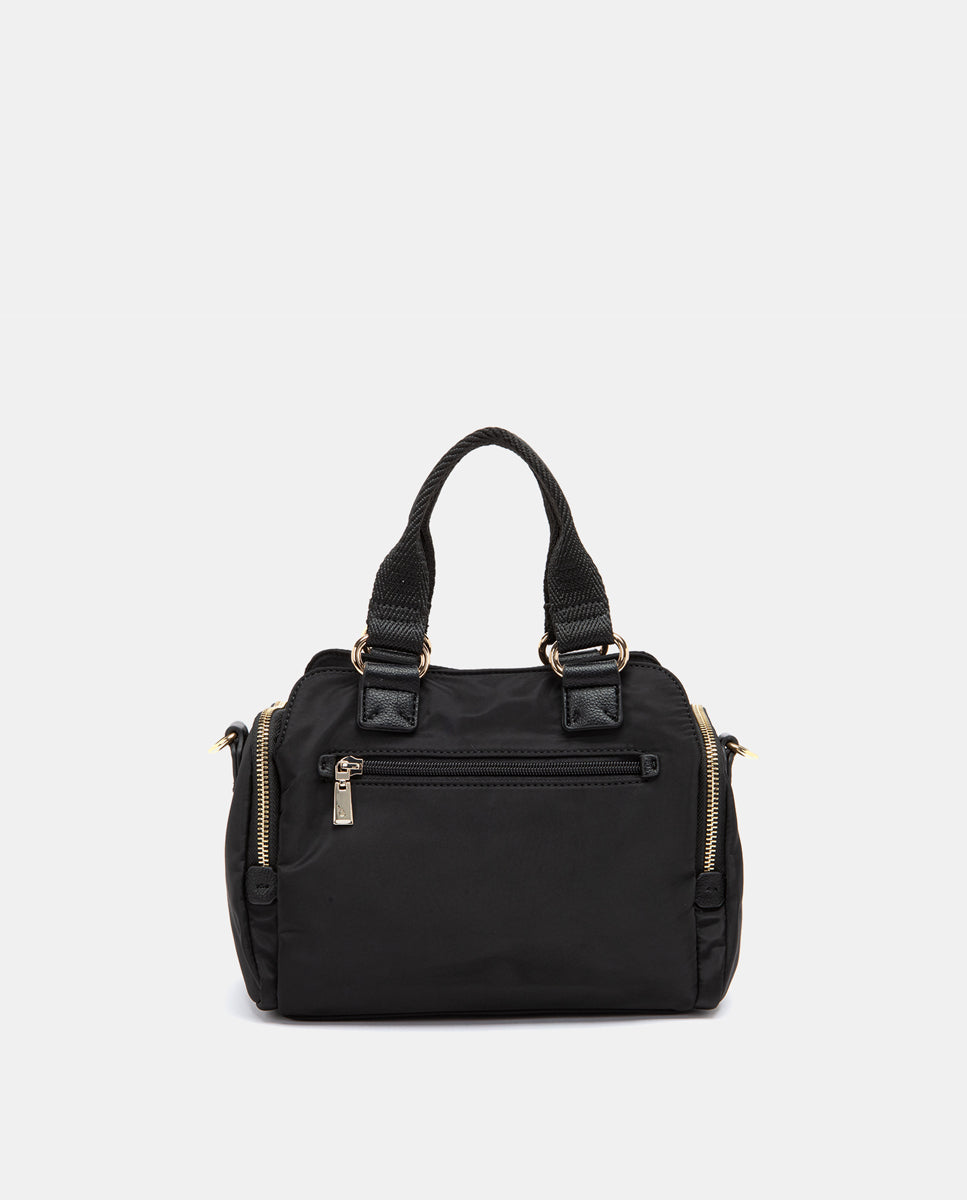 abbacino-bolso-de-mano-negro-en-materiales-reciclados image 3