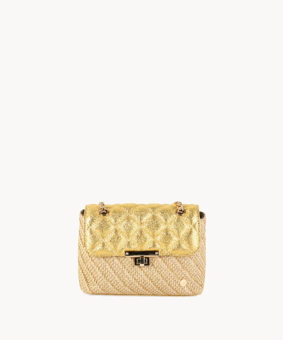 coctail-dalila-bandolera-kbas-de-pu-y-rafia-oro image 1