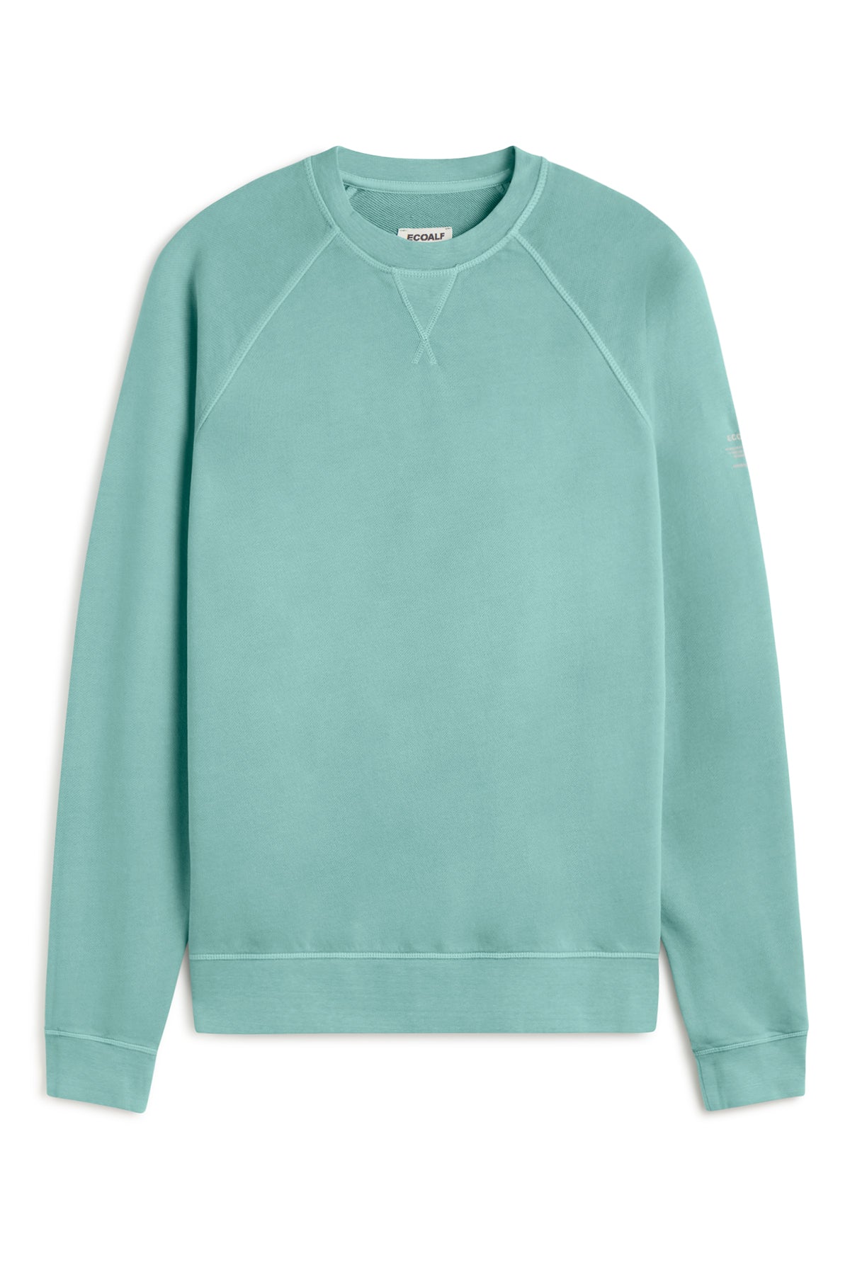 sudadera-ecoalf-berja-verde-agua-100-algod-n-reciclado-fit-regular image 6