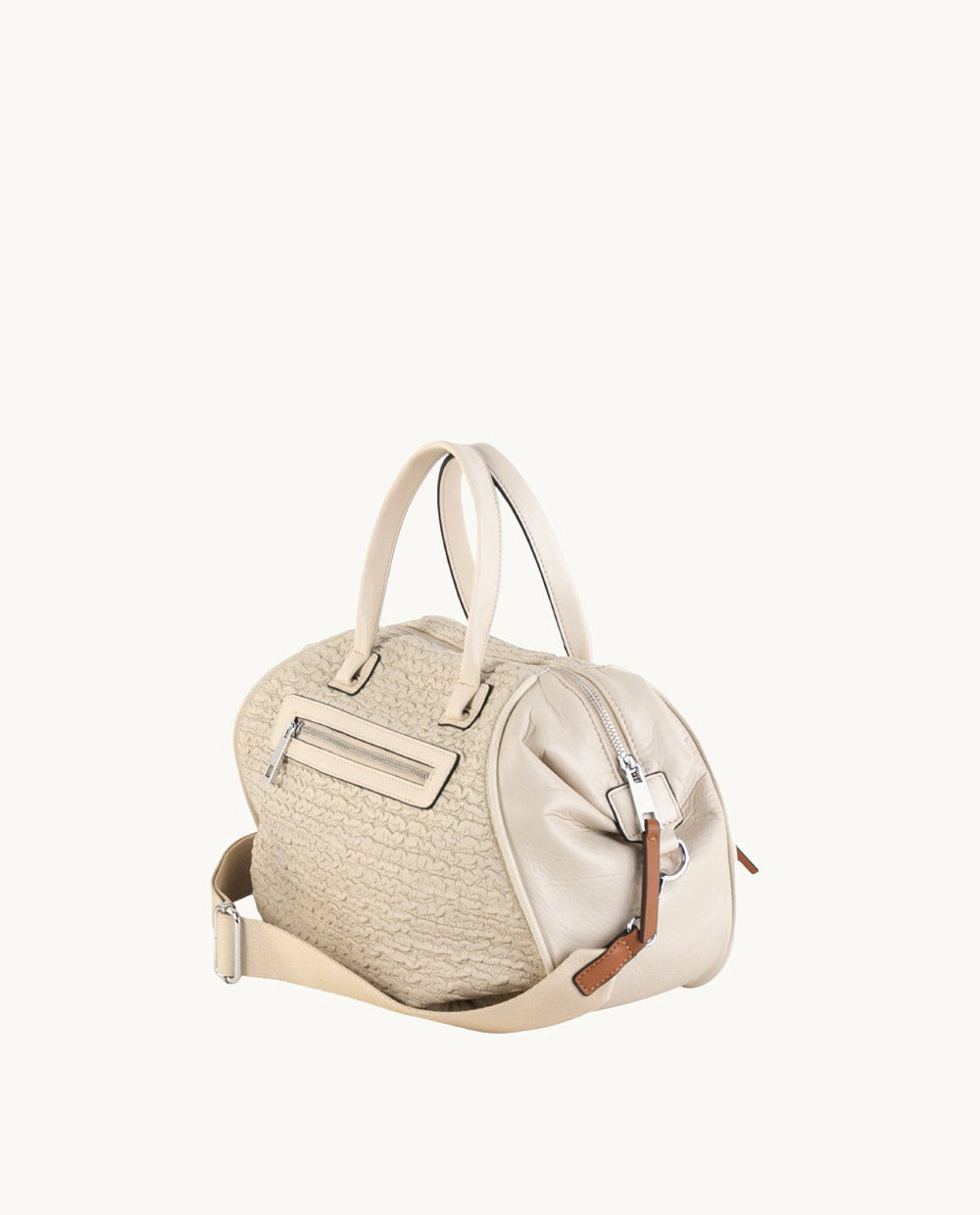 kbas-urban-spiga-bowling-de-piel-sint-tica-beige-40-x-22-x-21-cm image 2