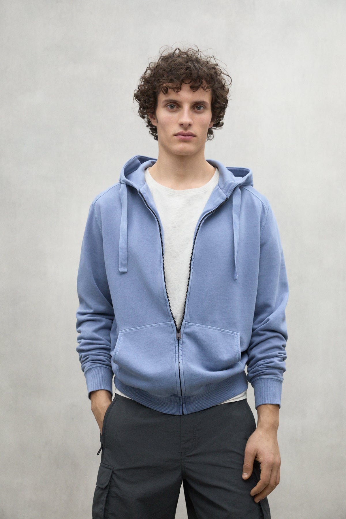 ecoalf-sudadera-rena-azul-de-hombre-cremallera-algod-n-reciclado-fit-regular image 1
