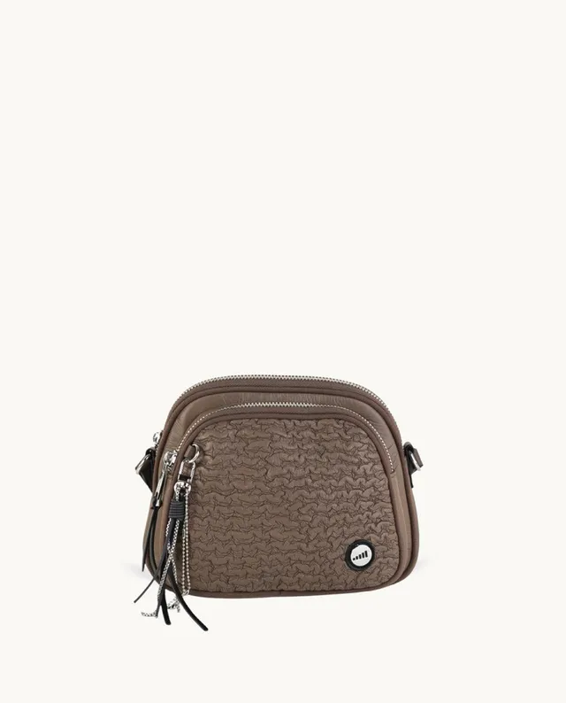 kbas-bandolera-urban-spiga-de-piel-sint-tica-color-taupe-26x12x19-cm-cierre-crem image 1