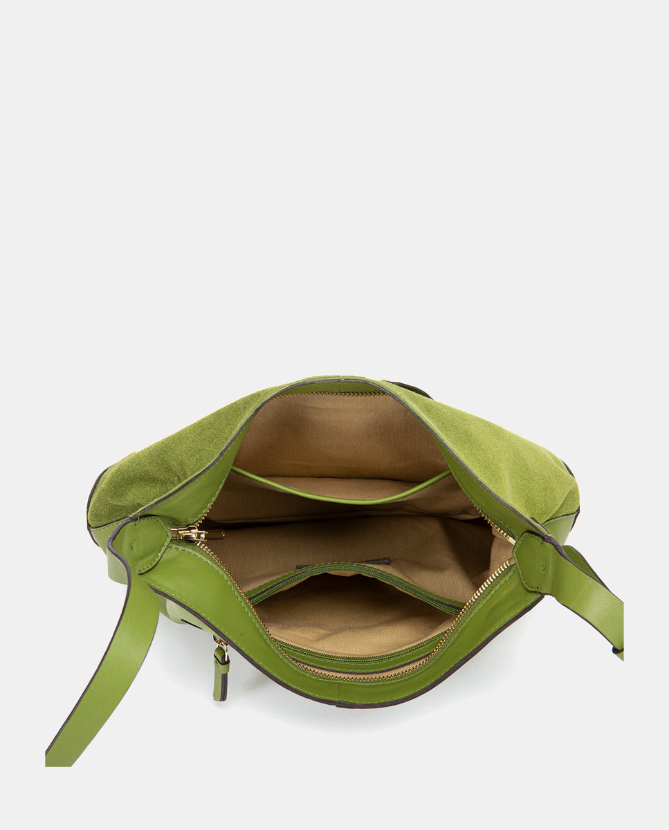 abbacino-bandolera-mujer-piel-y-serraje-verde image 5