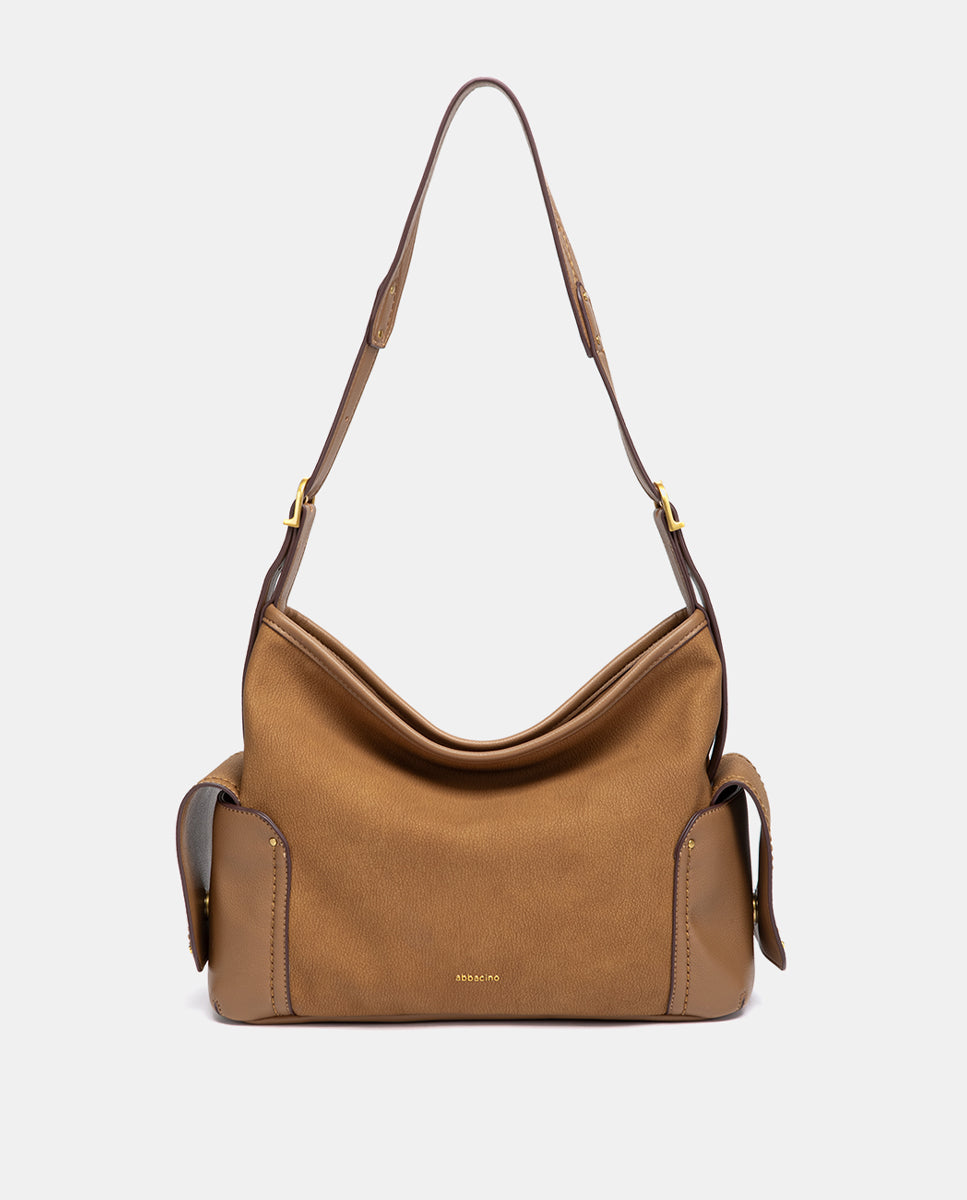 abbacino-bolso-hombro-hobo-mbar-reciclado-multibolsillos image 2