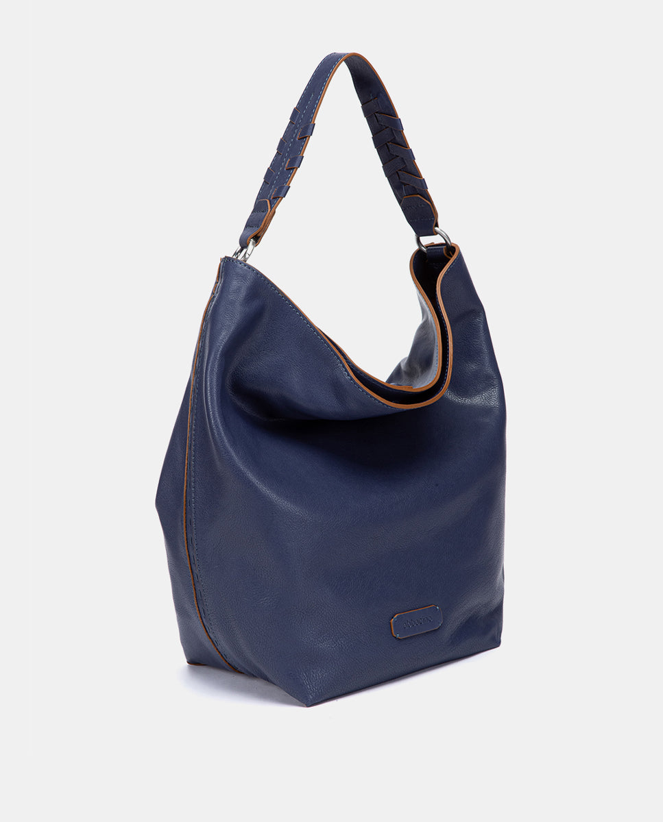 bolso-de-hombro-abbacino-azul-de-piel-estilo-hobo-con-correa-cruzada image 2
