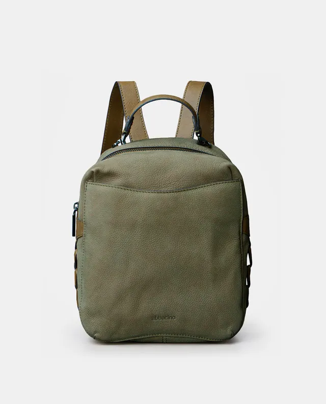 abbacino-mochila-nobuck-verde-mujer-antirrobo image 1