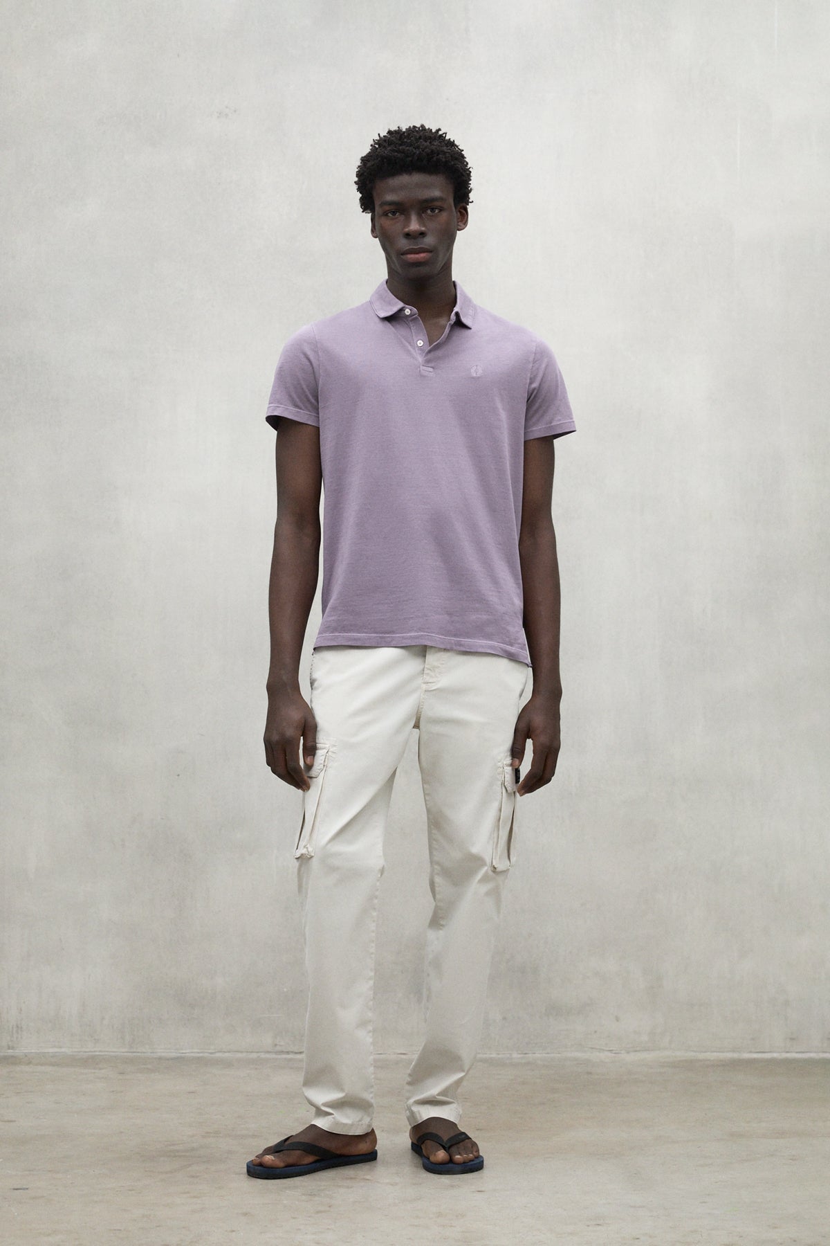 ecoalf-polo-de-punto-jersey-theo-morado-100-algod-n-reciclado-fit-regular-logo-b image 1