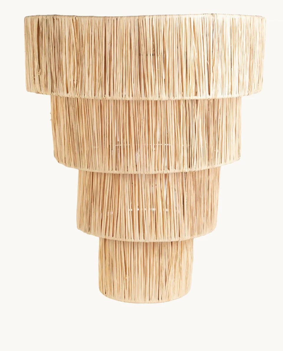 kbas-l-mpara-de-rafia-natural-hecha-a-mano-estilo-bohemio image 1