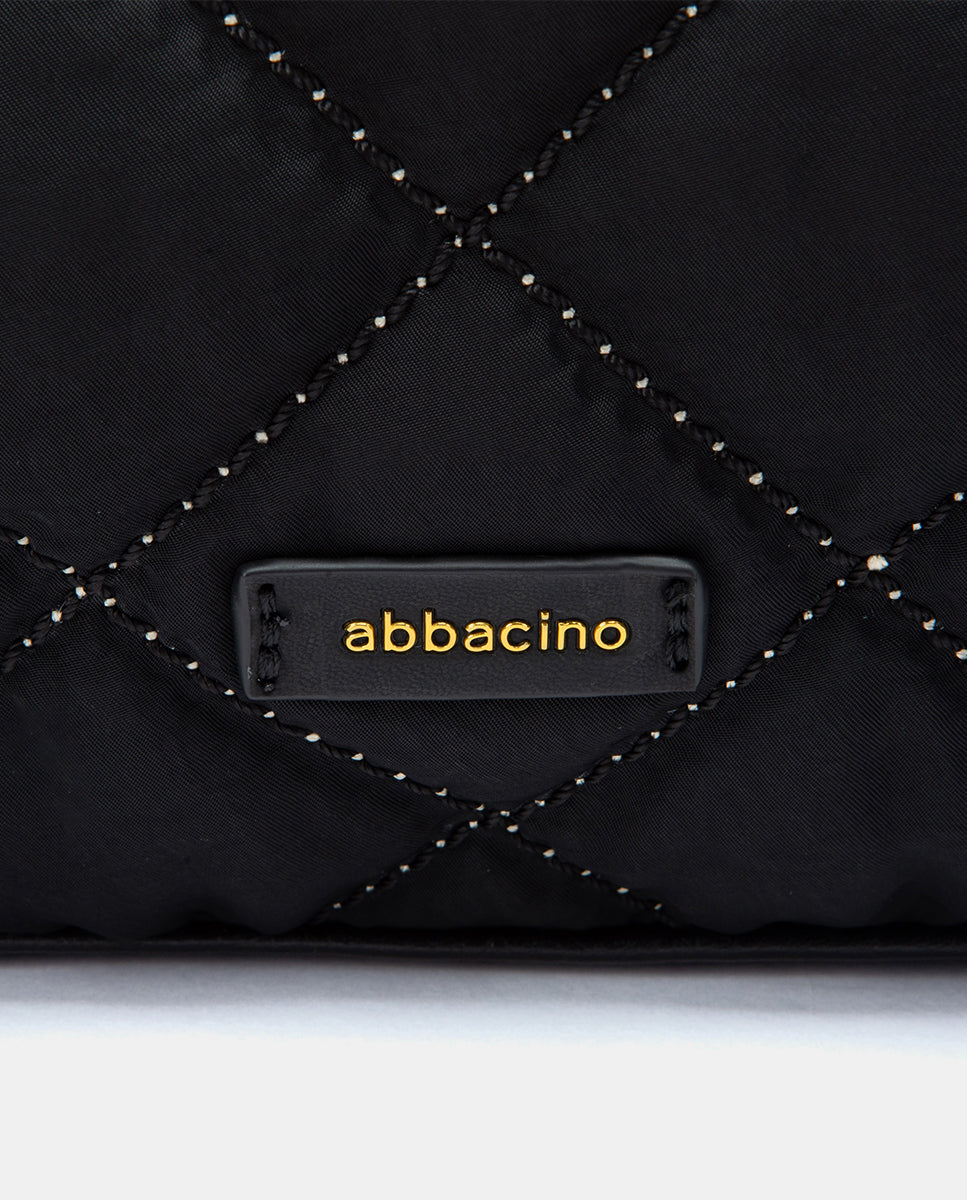 abbacino-bolso-mano-acolchado-negro-reciclado-padded image 7