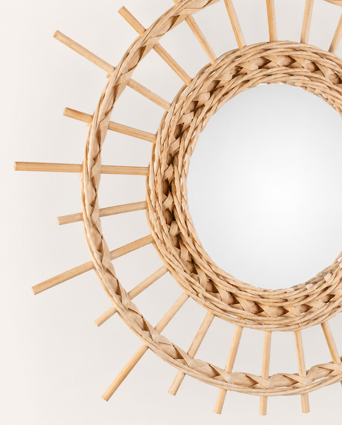 kbas-espejo-de-rattan-47-cm-de-di-metro-marco-natural-y-estilo-bohemio image 2