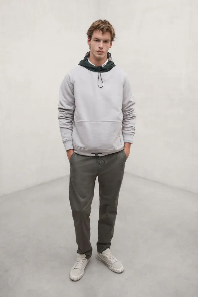 ecoalf-sudadera-jaon-gris-claro-de-algod-n-reciclado-para-hombre image 1