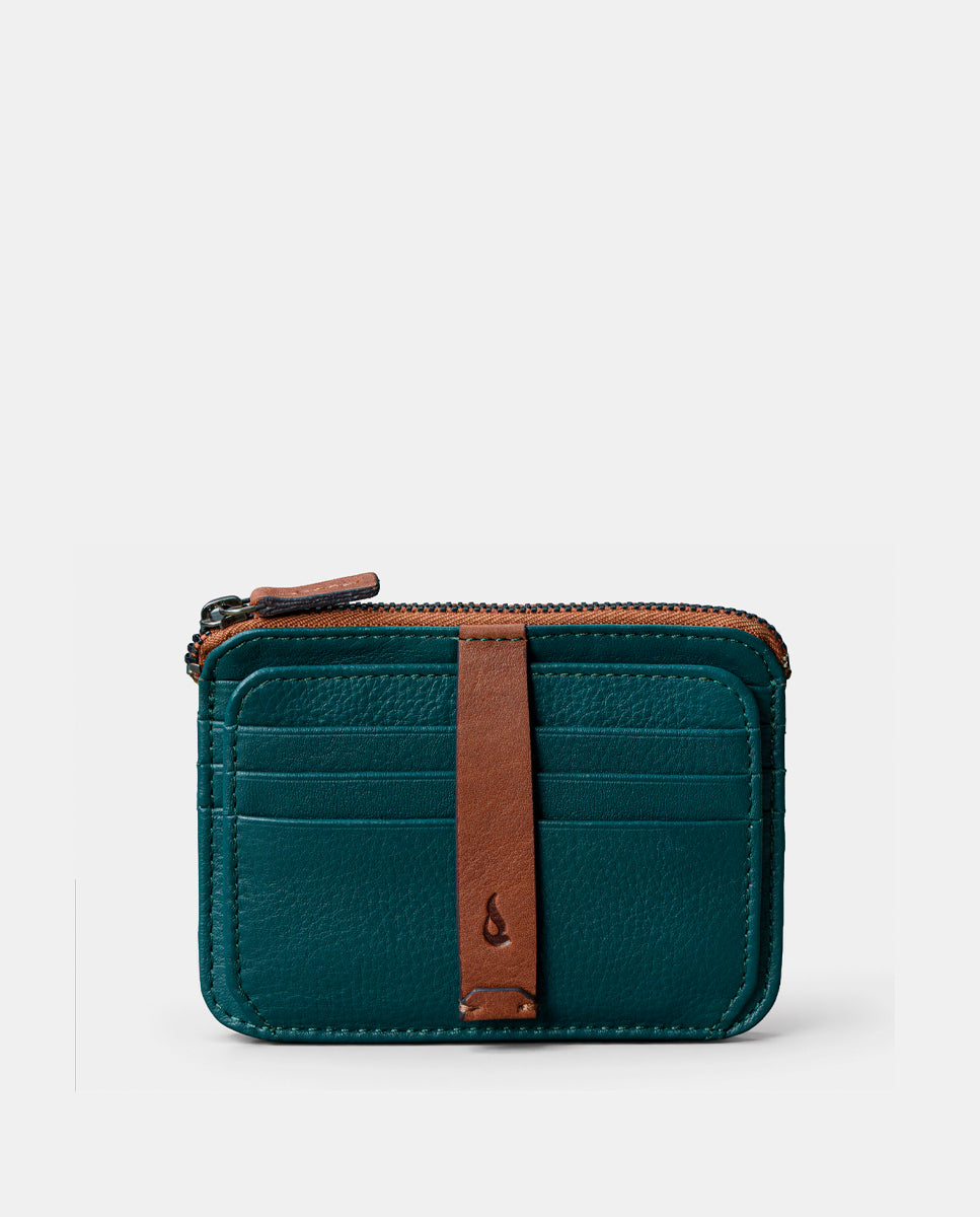 tarjetero-de-piel-abbacino-azul-bicolor-con-monedero image 1