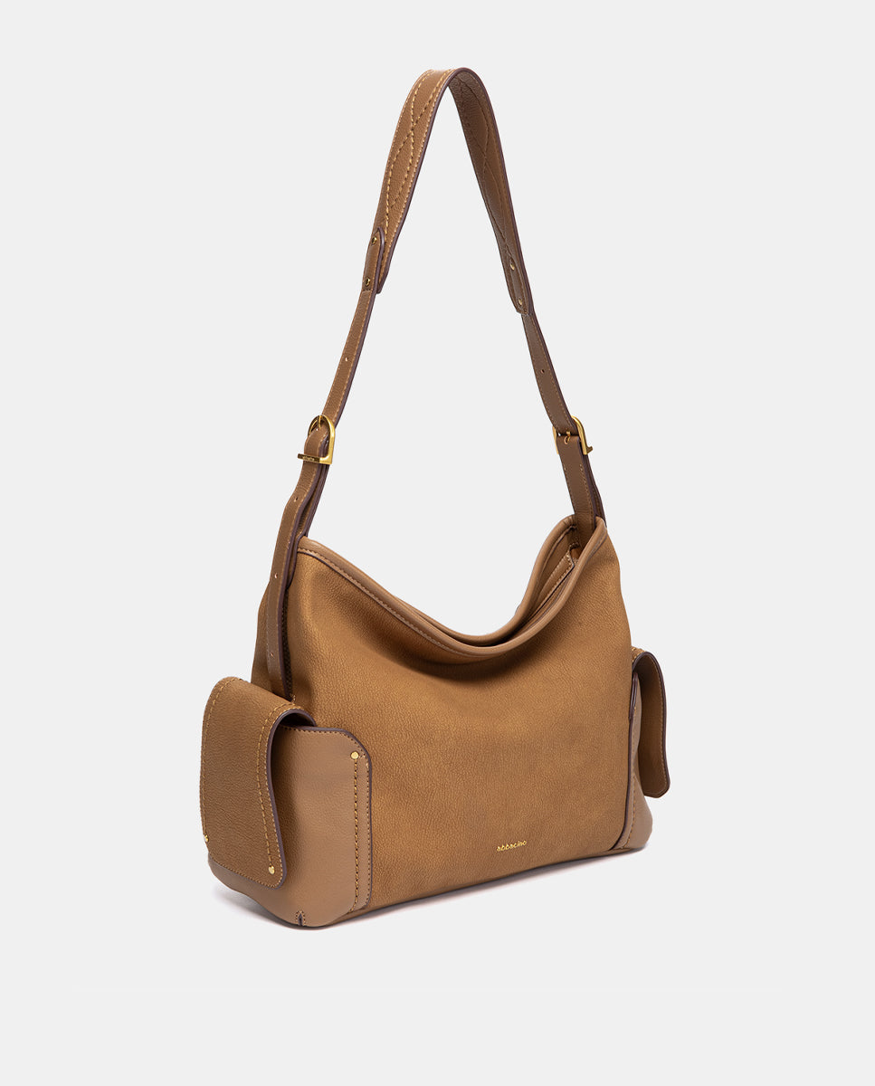 abbacino-bolso-hombro-hobo-mbar-reciclado-multibolsillos image 3