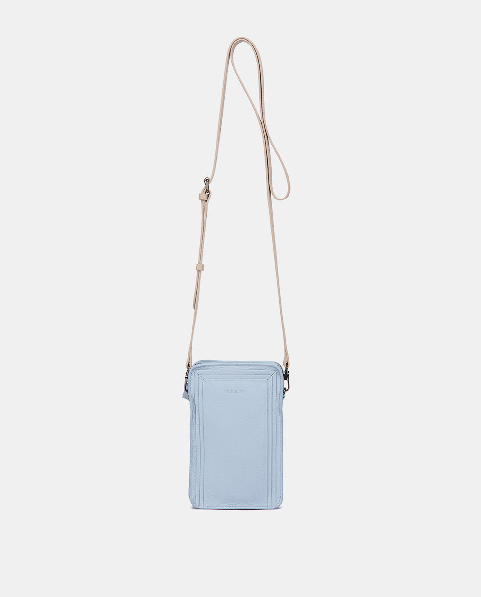 abbacino-bolso-para-m-vil-de-piel-azul-claro-plisado image 2