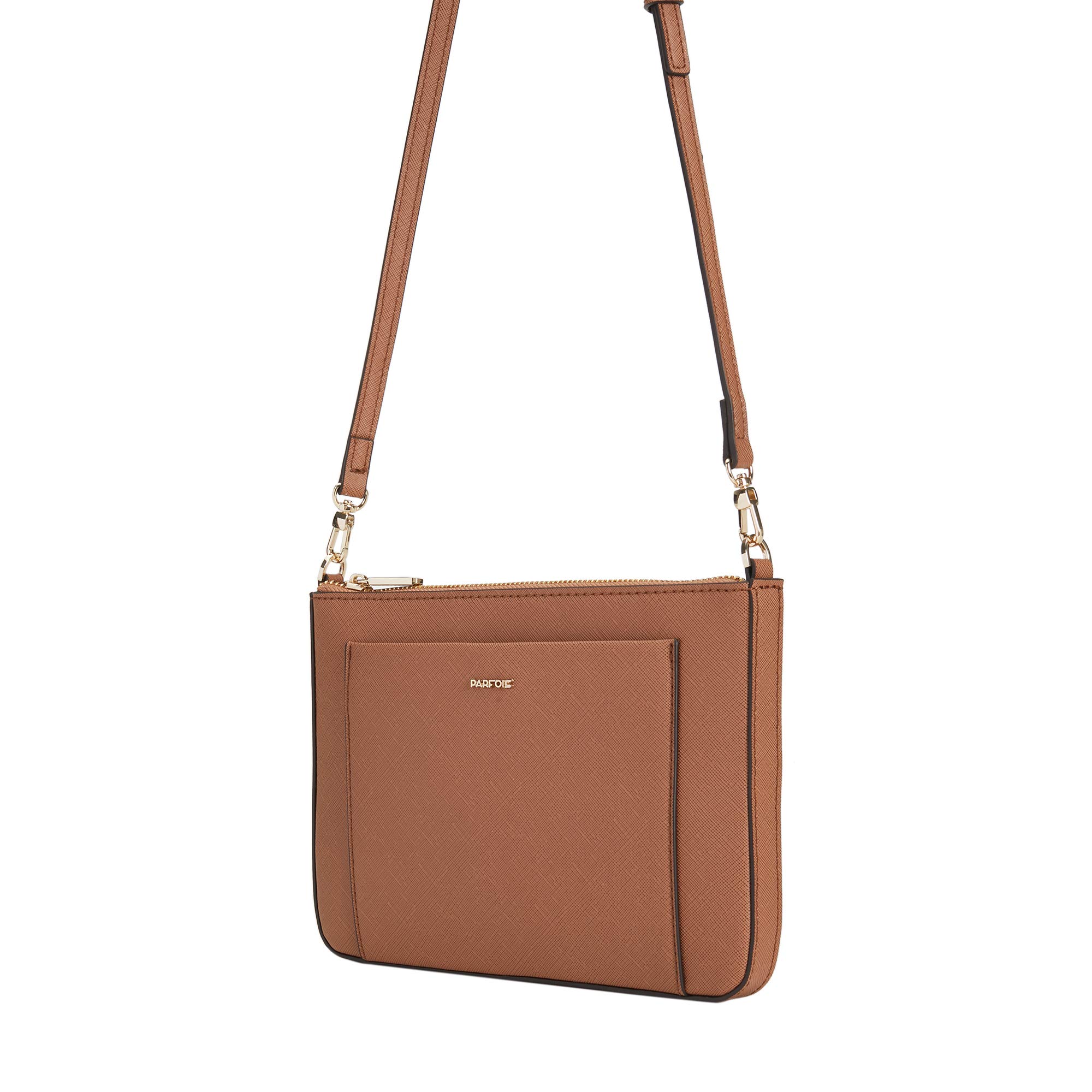 parfois-clutch-bandolera-lisa-mujer-talla-m-camel image 3