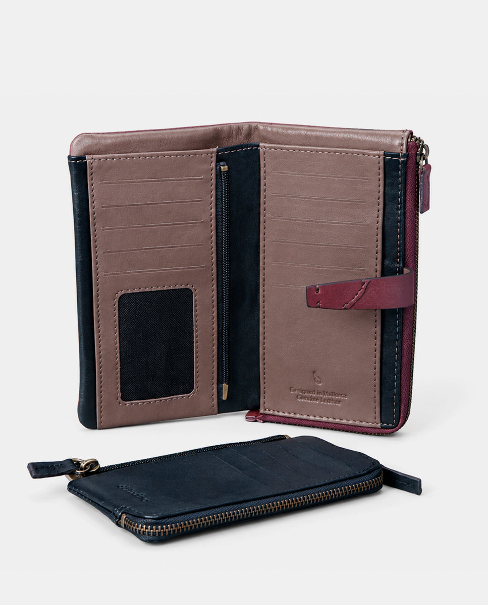 cartera-grande-de-mujer-abbacino-en-piel-burdeos-con-trenzado image 7