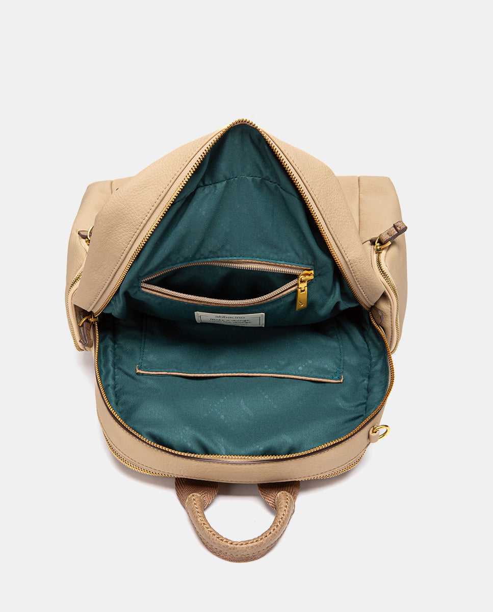 abbacino-mochila-mujer-materiales-reciclados-beige-efecto-piel image 5