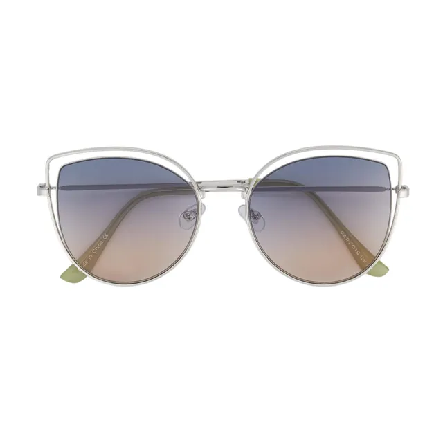 parfois-gafas-de-sol-met-licas-cat-eye-plateadas-mujer image 1