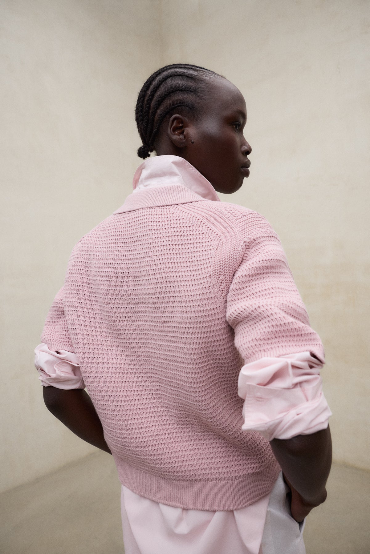 ecoalf-jersey-anna-rosa-de-mujer-algod-n-org-nico-fit-relajado image 3