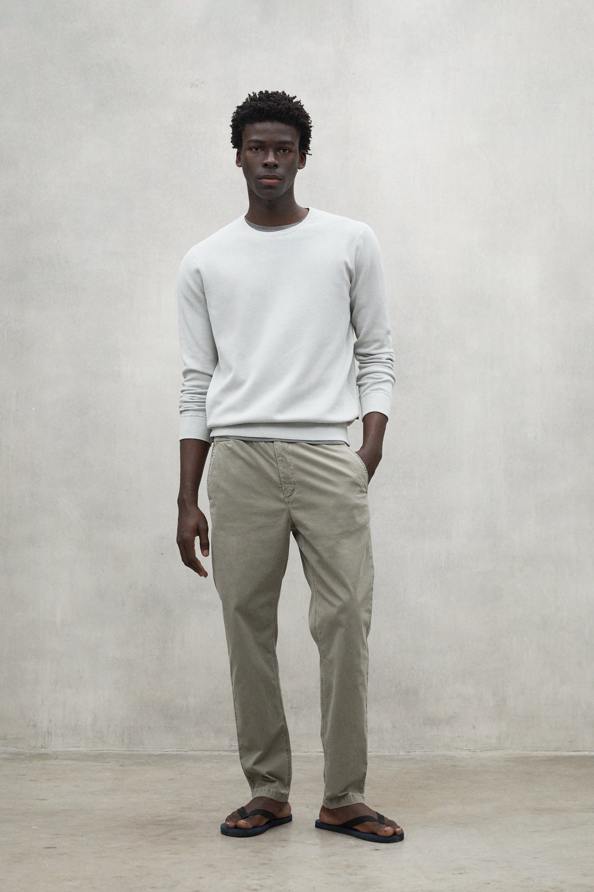 ecoalf-jersey-manzano-gris-claro-70-algod-n-org-nico-y-30-lino-punto-milano-14gg image 1