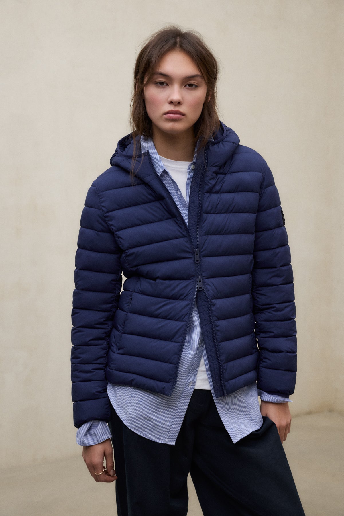 chaqueta-ecoalf-atlantic-azul-marino-de-poli-ster-reciclado-para-mujer image 3