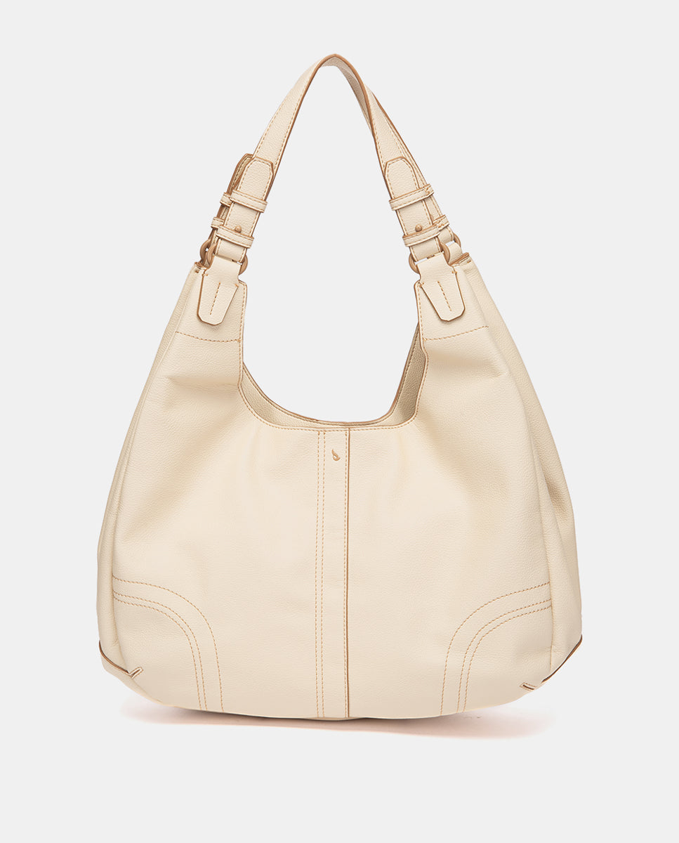 bolso-de-hombro-grande-abbacino-hobo-beige-reciclado image 1
