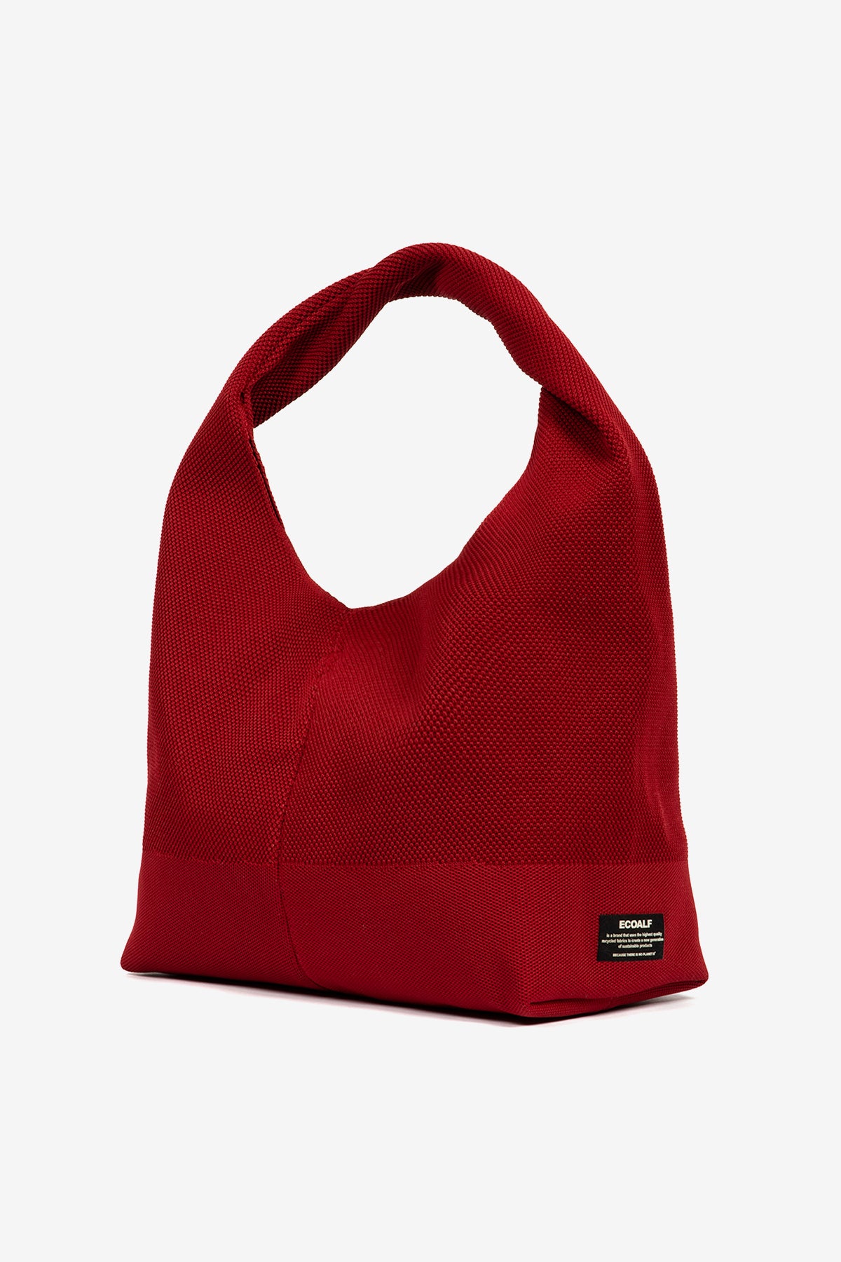 ecoalf-bolso-de-hombro-grande-tika-rojo-100-poli-ster-reciclado-del-oc-ano-estru image 2