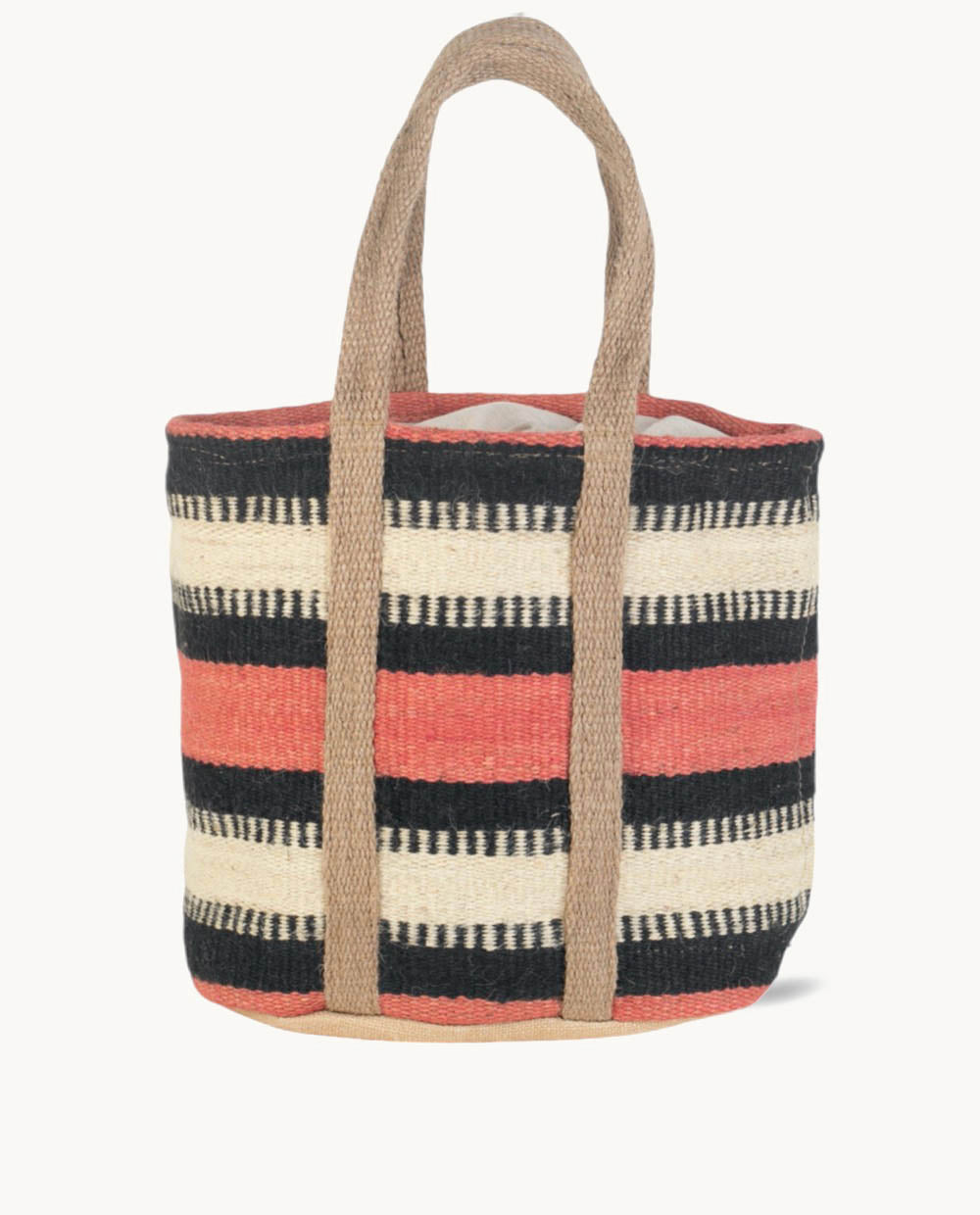 kbas-bolso-de-yute-con-cierre-saco-tote-natural-y-biodegradable image 1