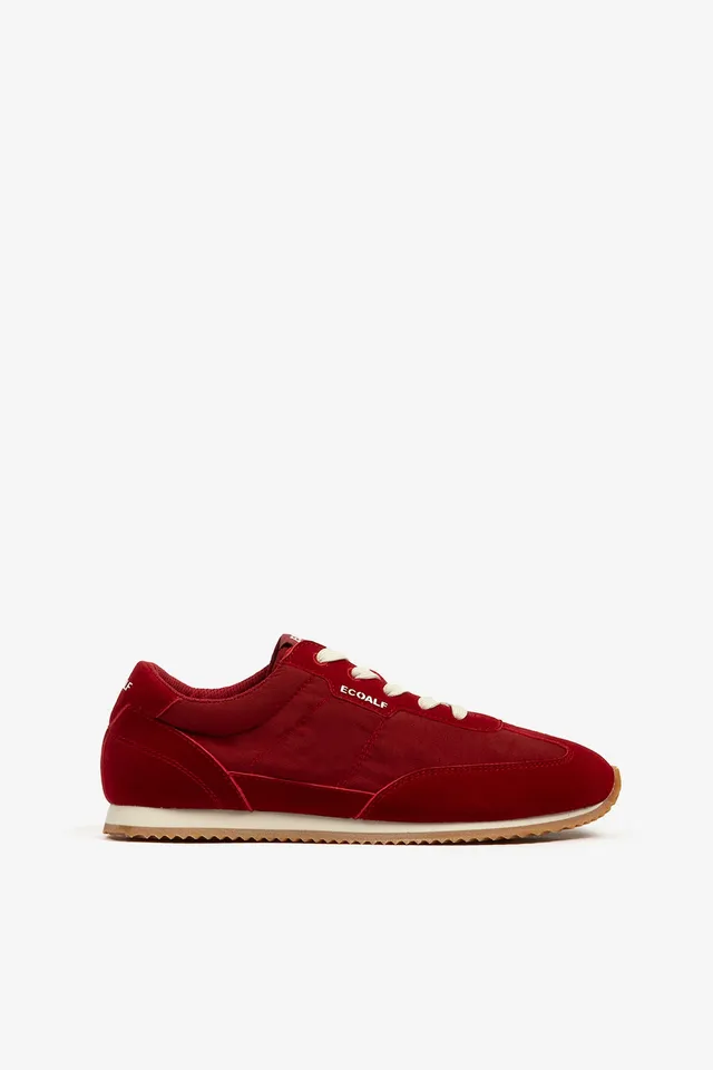 zapatilla-ecoalf-denver-poliamida-reciclada-roja-mujer image 1