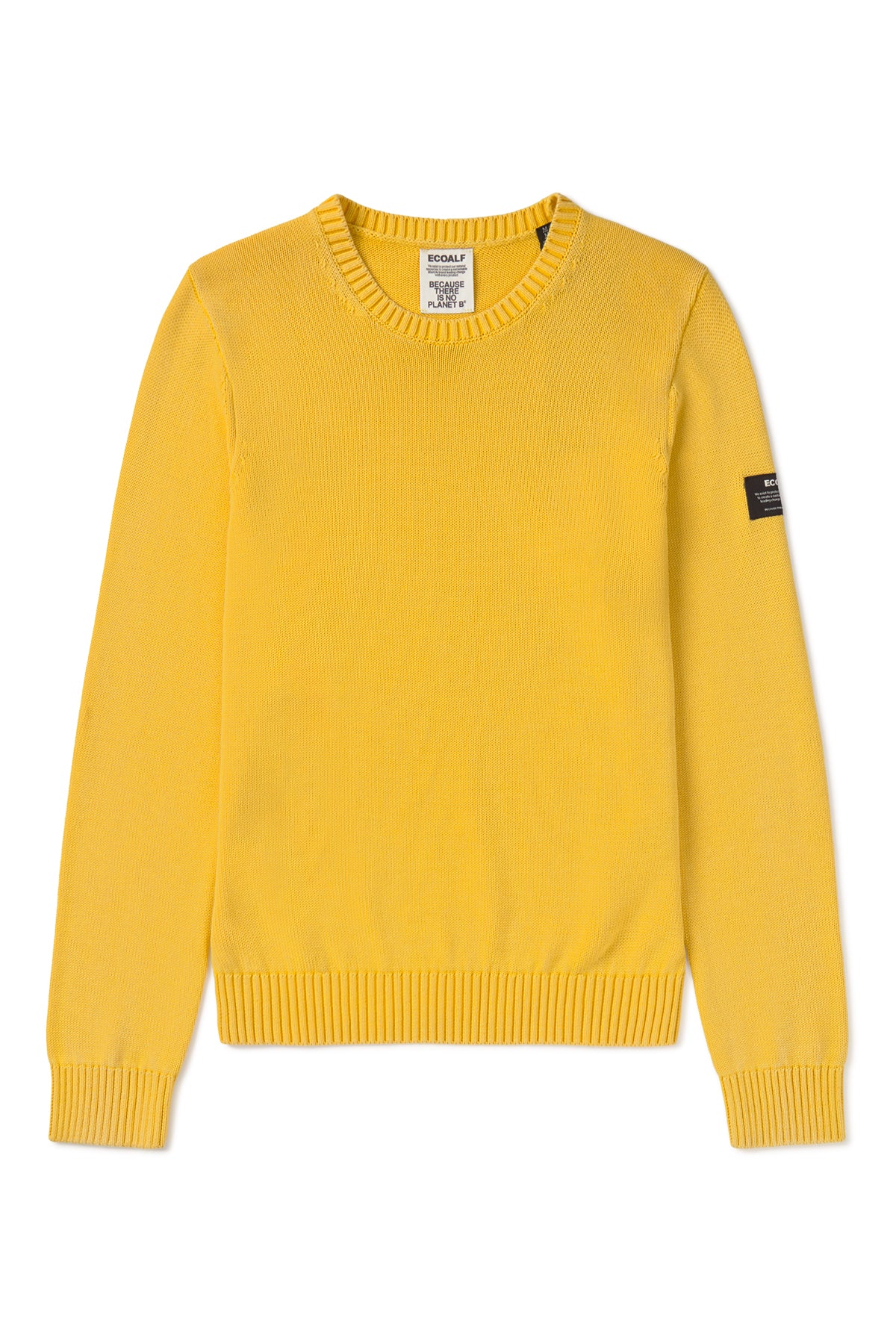ecoalf-jersey-tail-amarillo-50-algod-n-reciclado-fit-regular-lavado-a-la-piedra image 5
