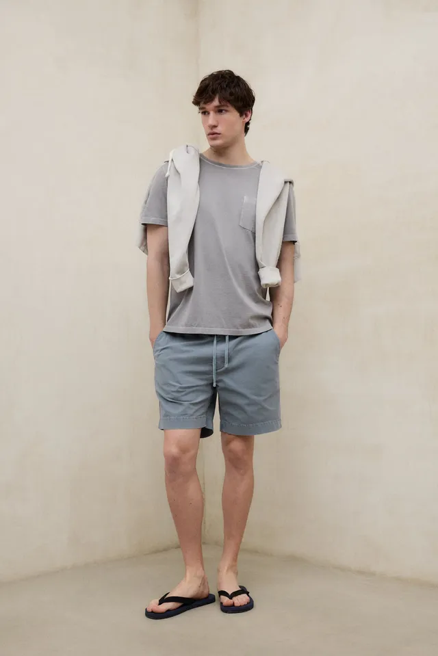 ecoalf-shorts-ethic-azul-algod-n-regenerativo-te-ido-con-pigmentos-naturales-y-f image 1