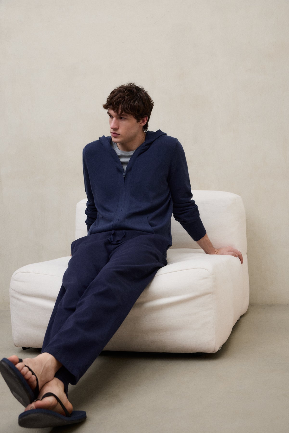 ecoalf-jersey-kirkia-azul-marino-para-hombre-sudadera-con-capucha-y-cremallera-d image 6
