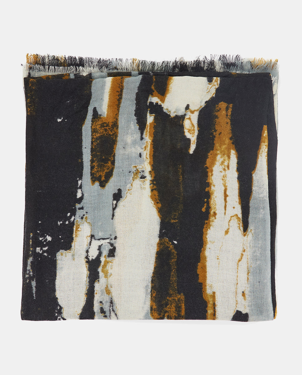 pa-uelo-abbacino-lana-negro-estampado-abstracto image 3