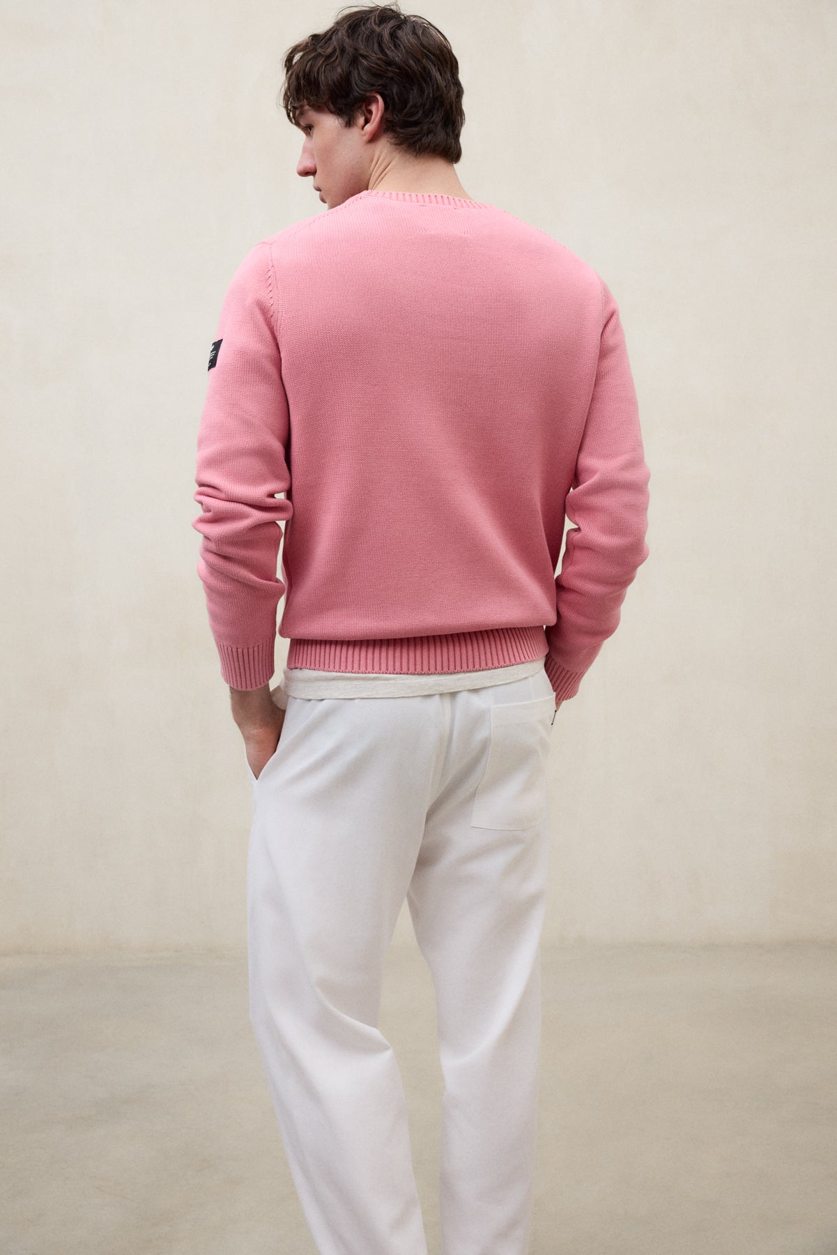 jersey-tail-rosa-de-hombre-ecoalf-50-algod-n-reciclado-fit-regular image 2
