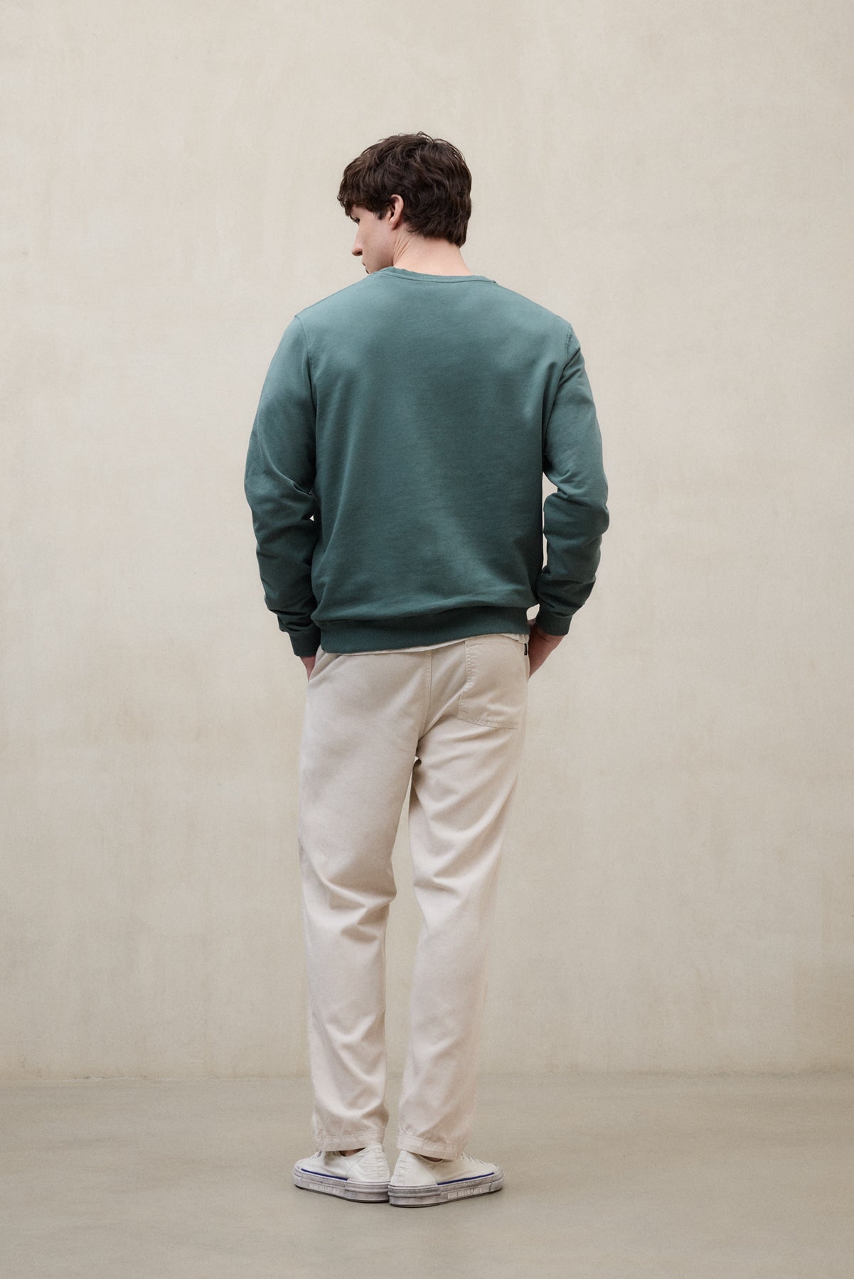 sudadera-bardera-verde-ecoalf-para-hombre-50-algod-n-reciclado-fit-regular image 2