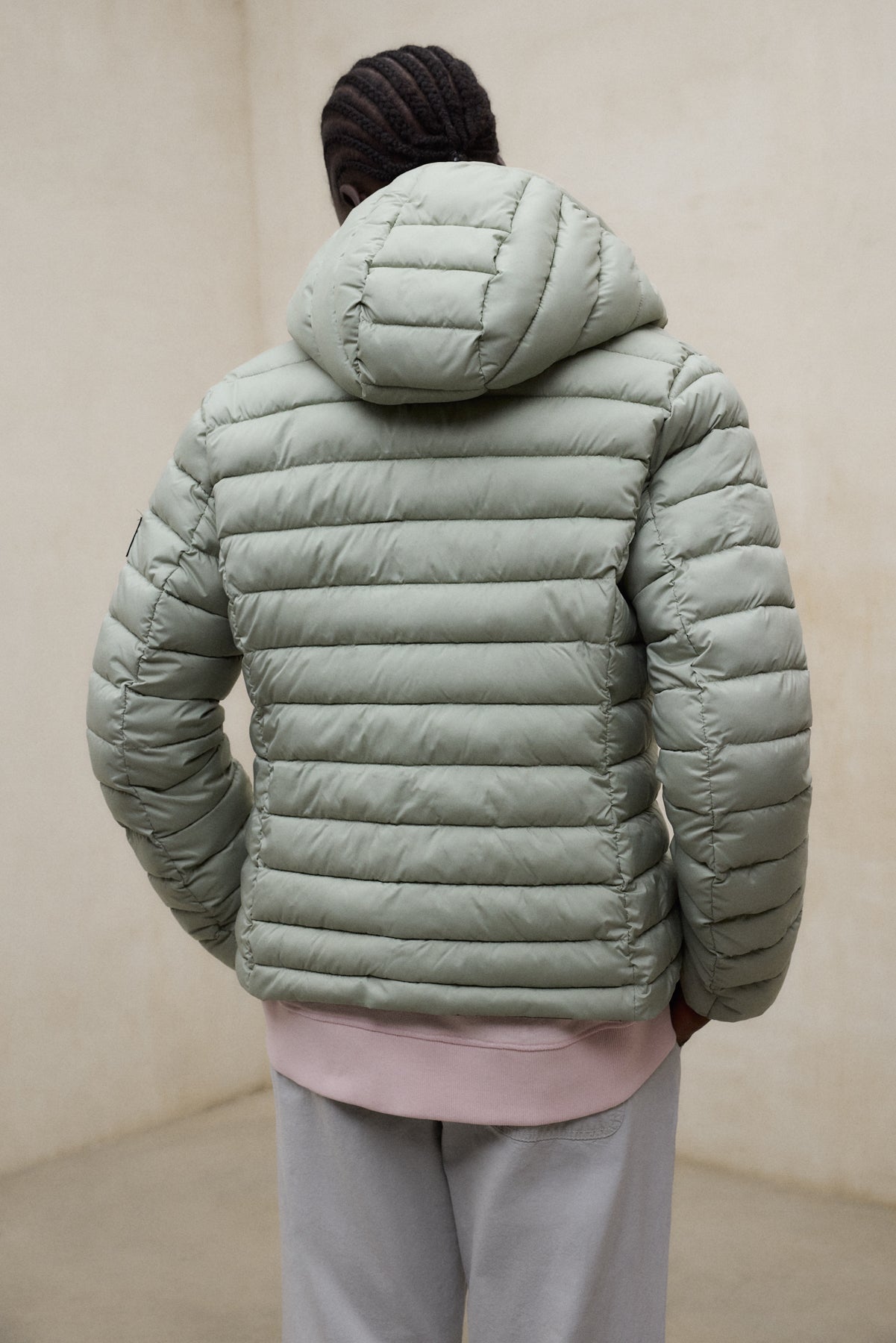 chaqueta-atlantic-verde-de-mujer-ecoalf image 4