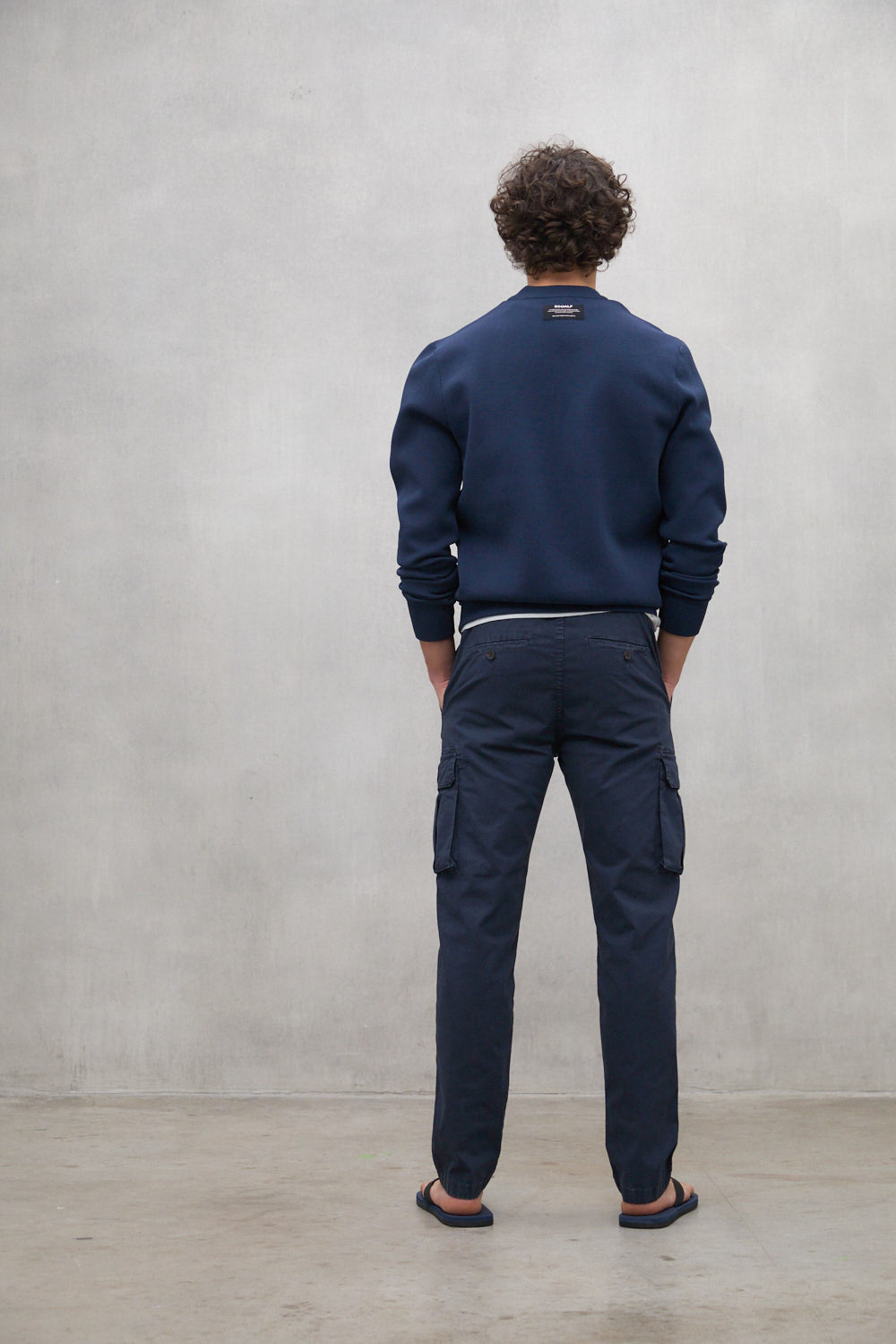 pantalones-ecoalf-ethicargo-azul-marino-cargo-regular-de-algod-n-reciclado image 2