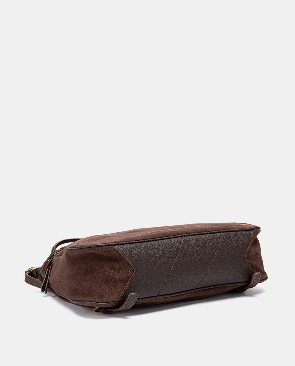 abbacino-bolso-multifuncional-serraje-marr-n-hombro-mochila image 5