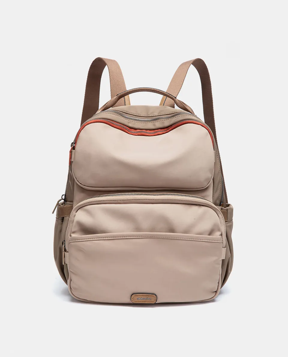 abbacino-mochila-en-materiales-reciclados-beige image 1