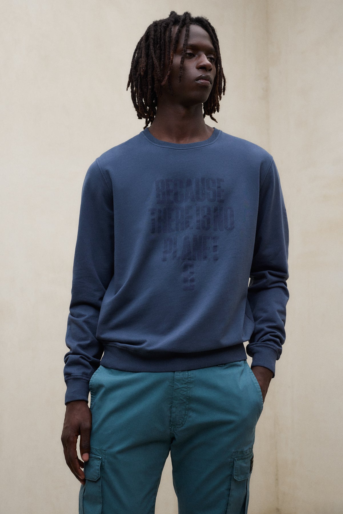 sudadera-ecoalf-bardera-azul-oscuro-50-algod-n-reciclado image 2