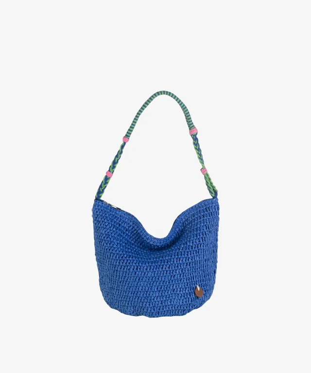 kbas-hobo-de-fibra-natural-con-cremallera-color-azul image 1
