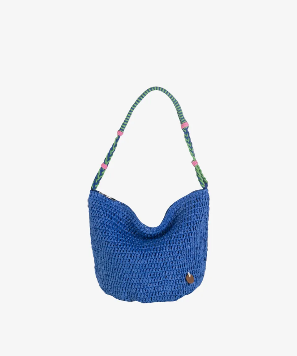 kbas-hobo-de-fibra-natural-con-cremallera-color-azul image 1