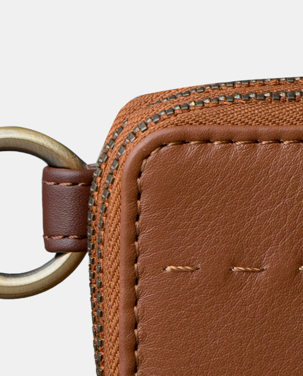 monedero-de-mujer-abbacino-de-piel-cognac-con-doble-cremallera-y-anilla-para-lla image 6