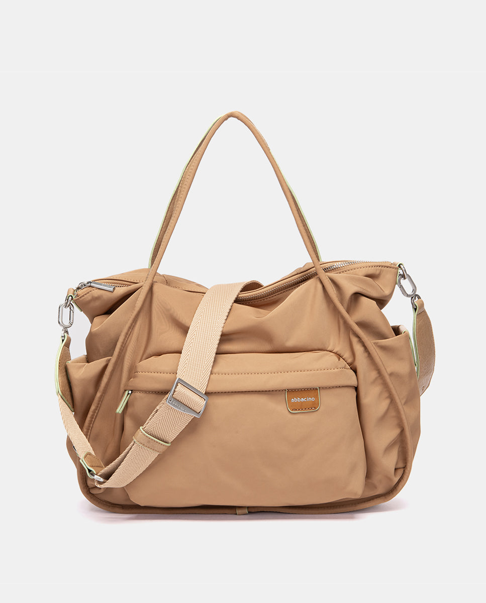 abbacino-bolso-de-hombro-tejido-camel-reciclado image 4