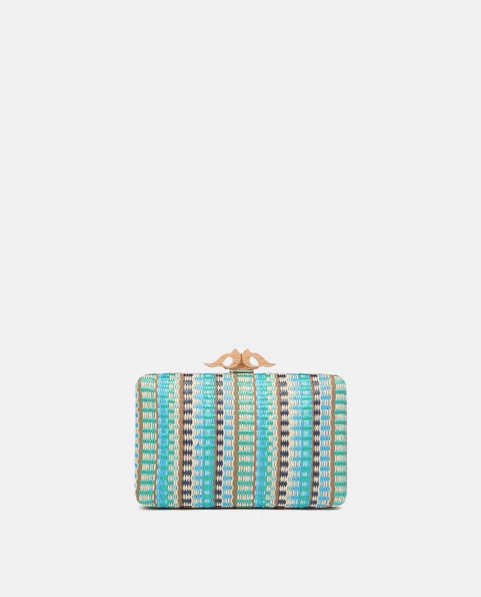 bolso-fiesta-abbacino-azul-estampado-geom-trico image 1