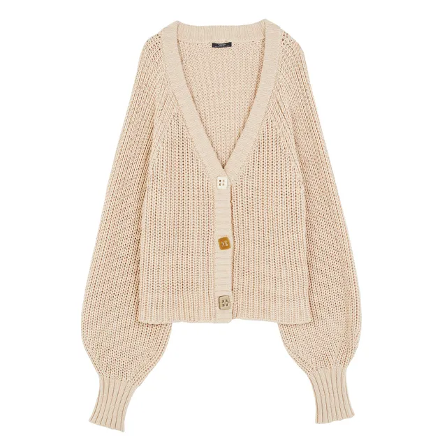 parfois-chaqueta-de-punto-manga-abullonada-mujer image 1