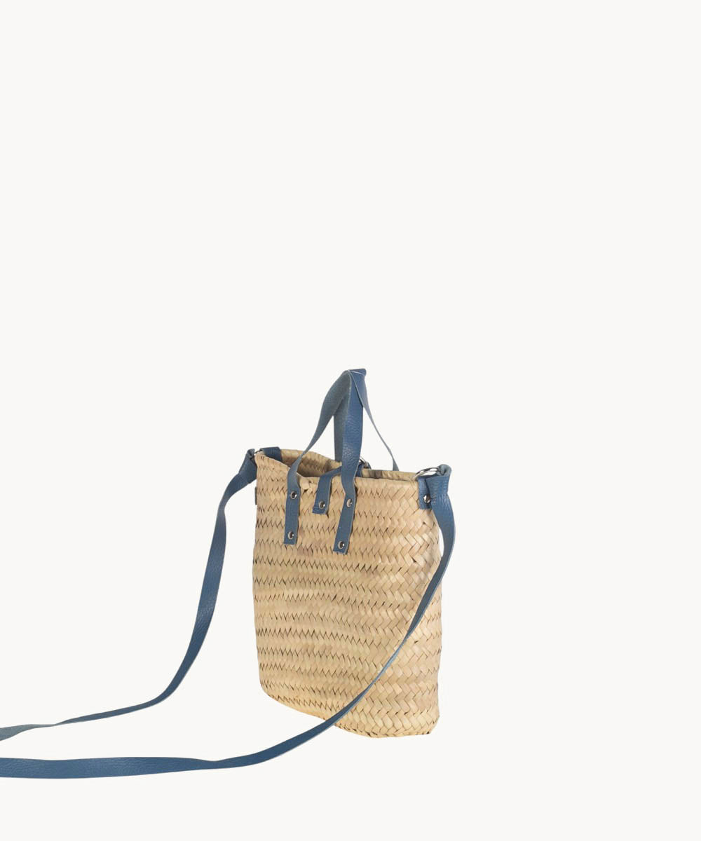 kbas-bandolera-doble-asa-palma-natural-y-piel-azul-26-x-9-x-25-cm image 3