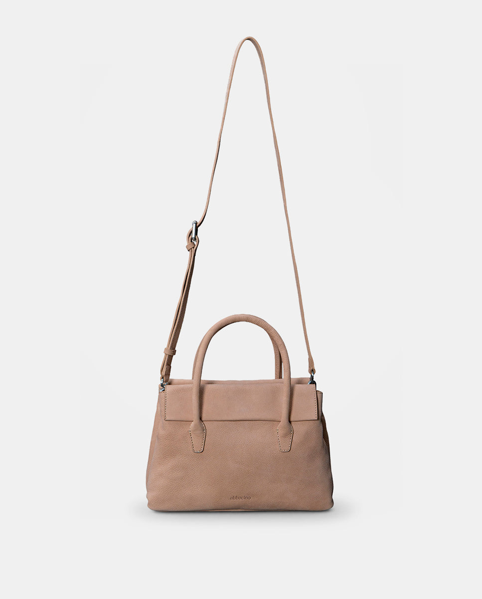 abbacino-bolso-de-mano-en-piel-beige-premium image 6